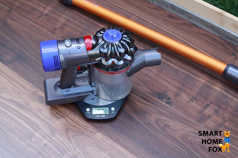 Dyson V8 Absolute’s weight